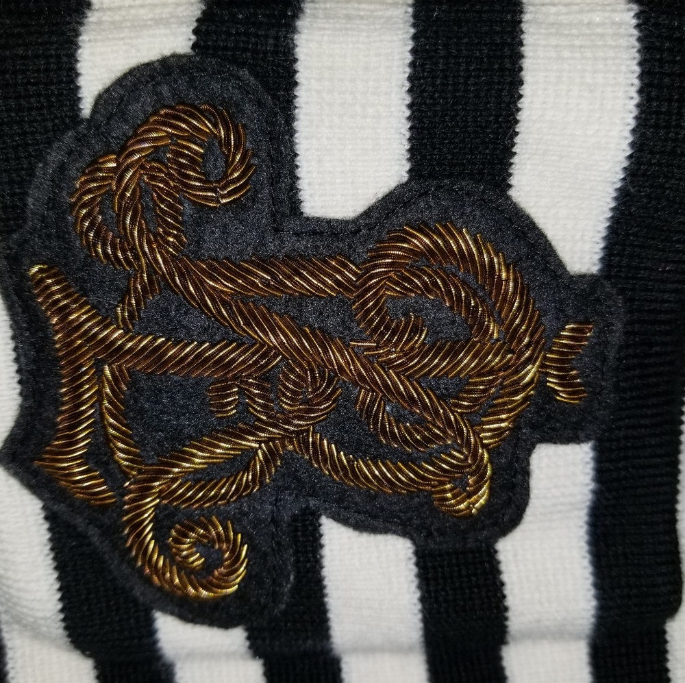 Lauren Ralph Lauren Striped Knit Blazer L - Picture 7 of 8
